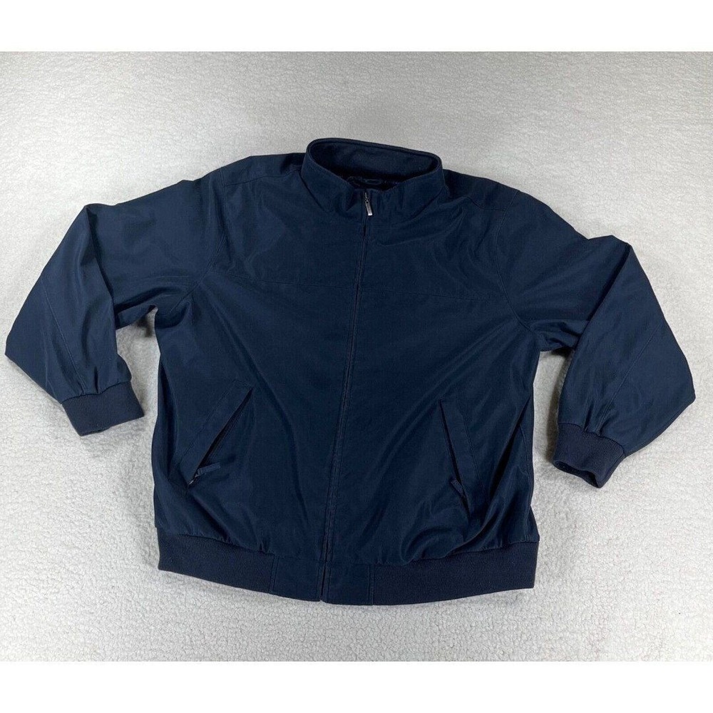Roundtree & Yorke Men's Size 3XL Blue Full Zip‎ Jacket